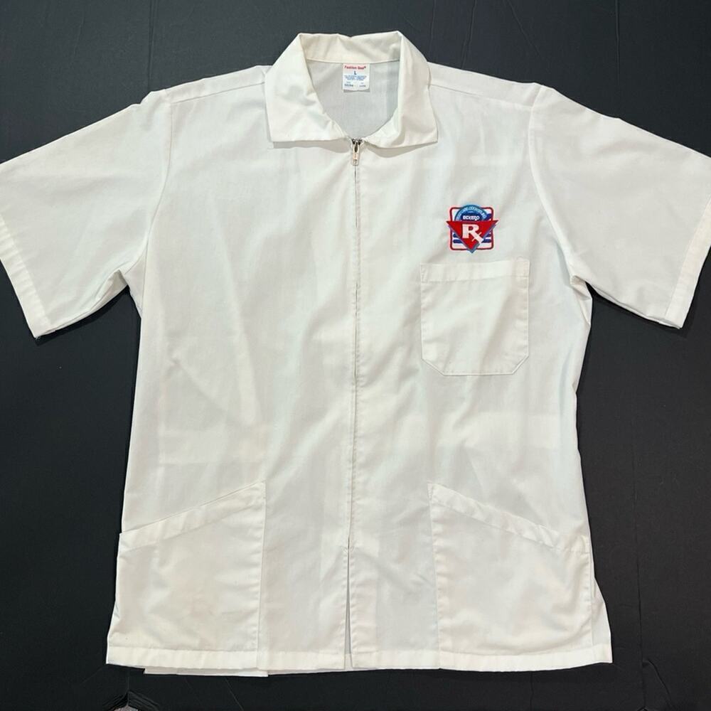 Vintage Eckerd Drugs Pharmacy Pharmacist‎ RX Jacket Uniform Sz Large